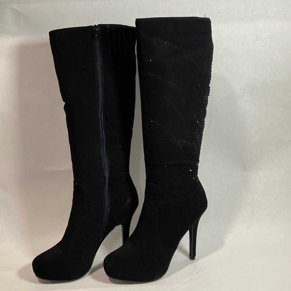 Madeline Girl‎ boots embelished black dash